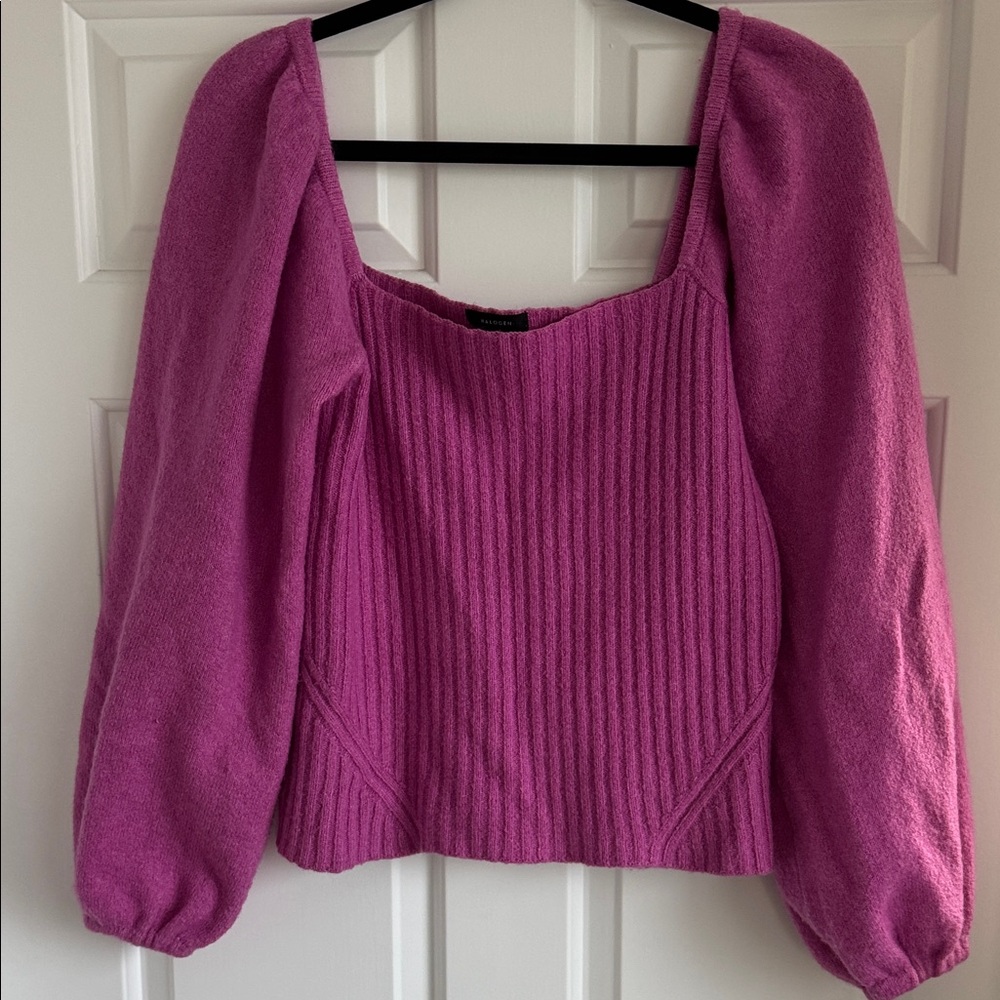 Halogen Bright Pink Knit Pullover
